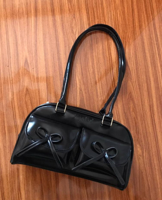 Bow bag black