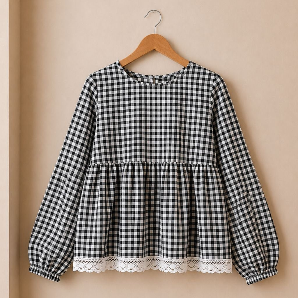 Gingham top
